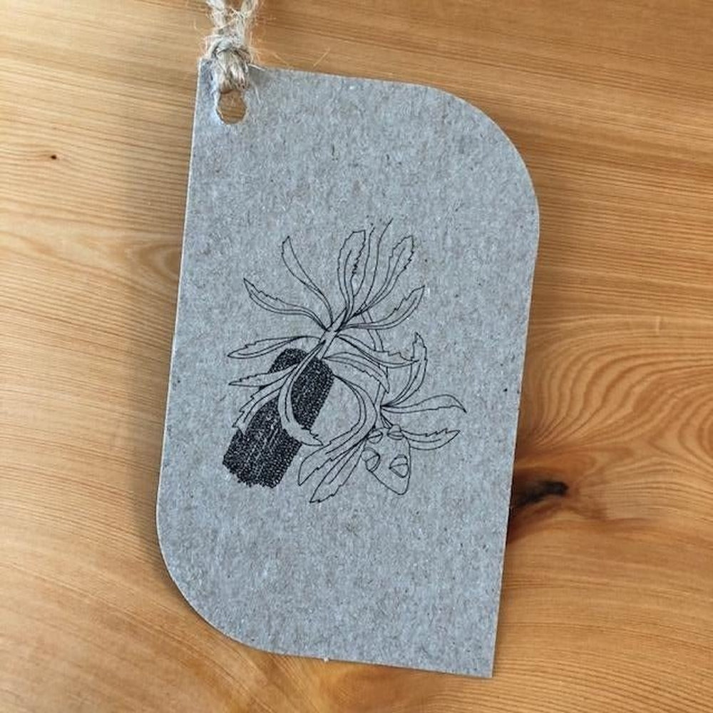 A Carbon Offset Gift Tag from Carbon Positive Australia in the Banksia Design