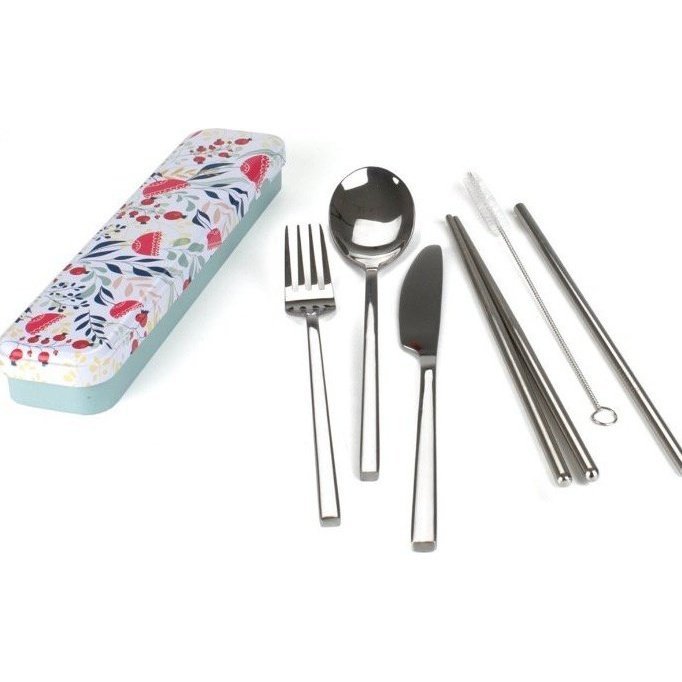  Retro Kitchen Carry Your Cutlery - Botanical