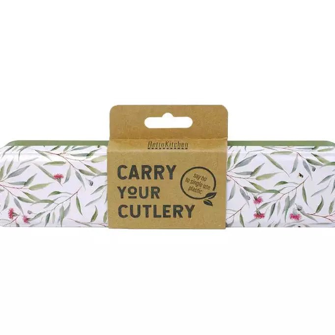Retro Kitchen Carry Your Cutlery - Eucalyptus