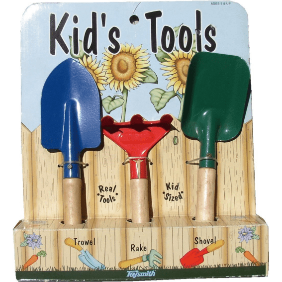 Toysmith 3-Piece Children's Gardening Tool Set, from Ryset