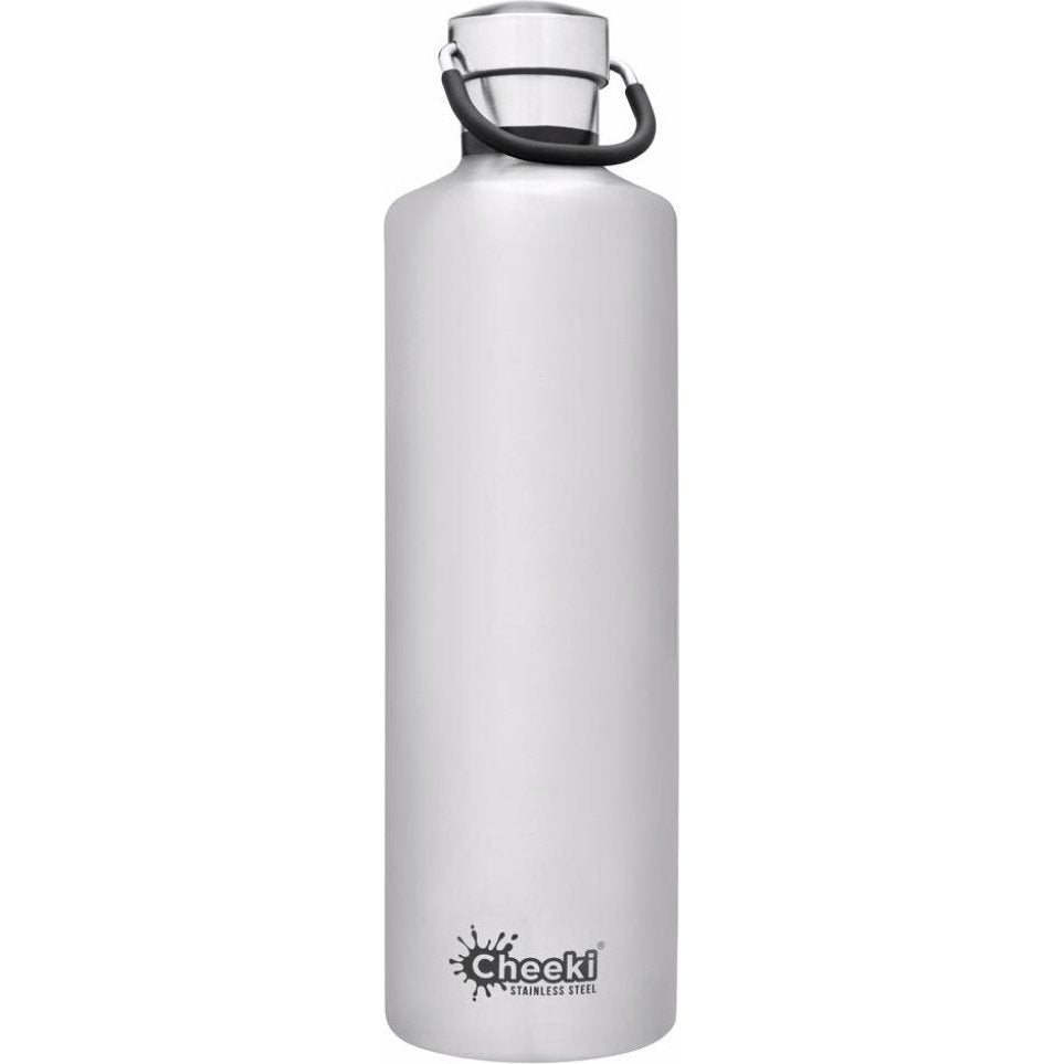 CHEEKI Classic Insulated Bottle - Silver -1L