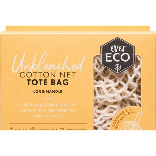 Cotton Net Tote Bag Long Handle - Ever Eco - Urban Revolution