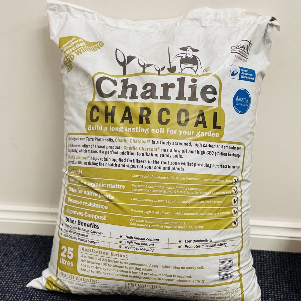Charlie Charcoal 25l Bag  from the Green Life Soil Co.