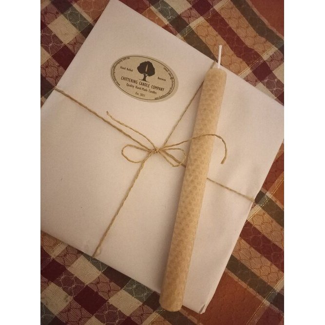 DIY Beeswax Dinner Candle Kit, from the Chittering Candle Company - Urban Revolution
