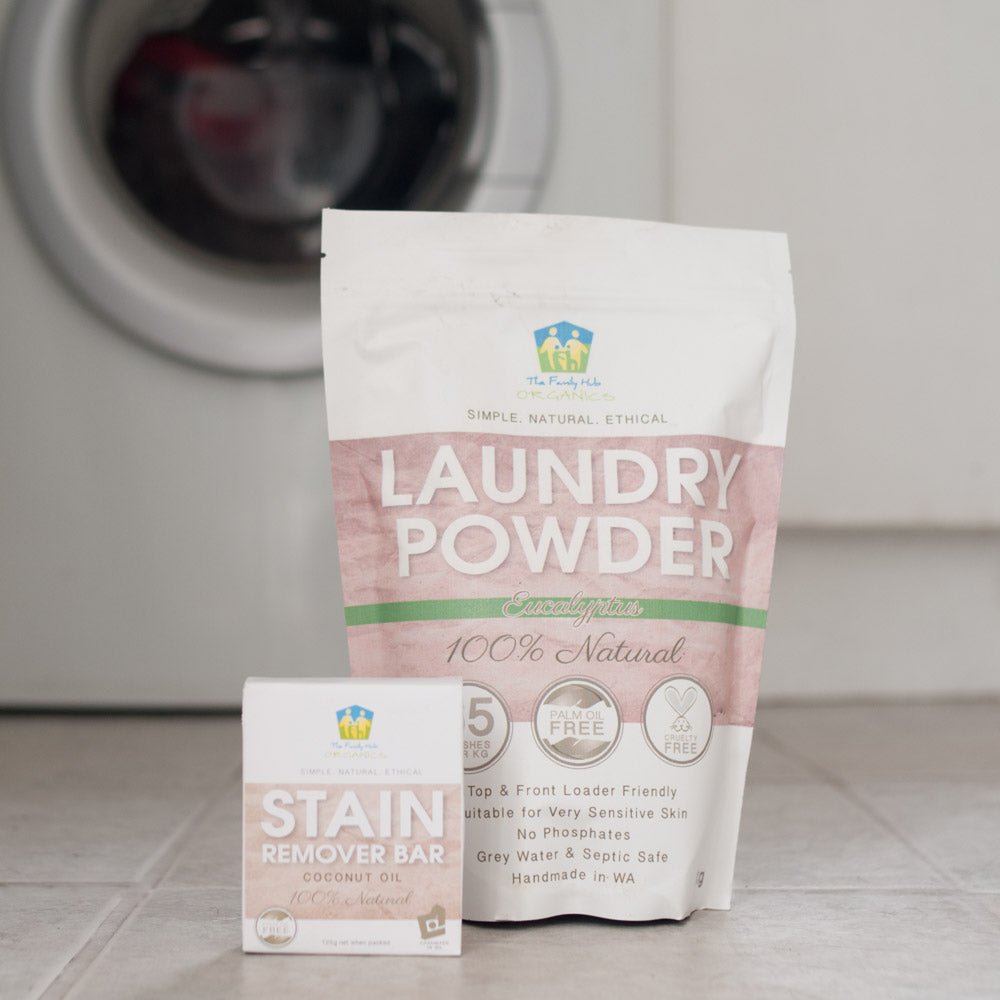 Laundry Powder 100% Natural - 1kg - The Family Hub Eucalyptus