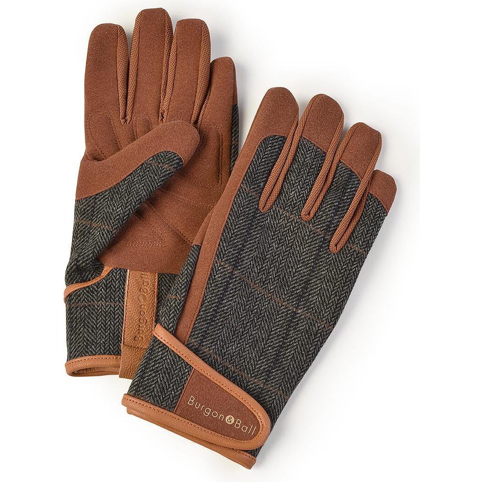 Tweed Gardening Gloves from Burgon &amp; Ball