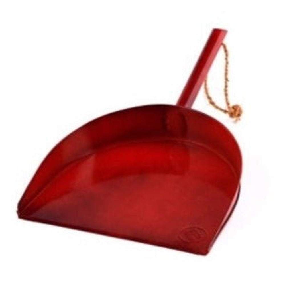 Eco Max Metal Dustpan - Red