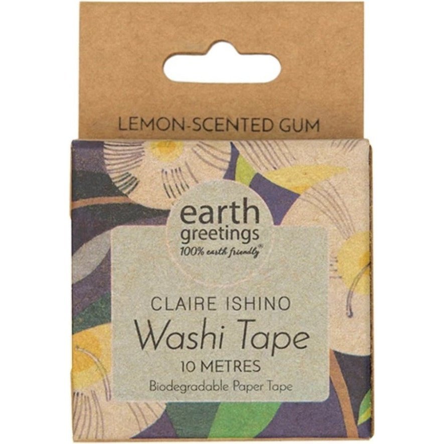 Earth Greetings Washi Tape Lemon-Scented Gum