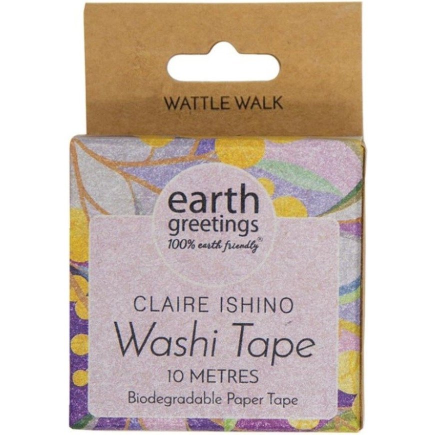 Earth Greetings Washi Tape Wattle Walk