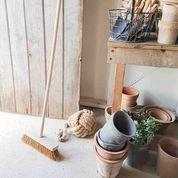 Eco Max Broom in a Potting Shed