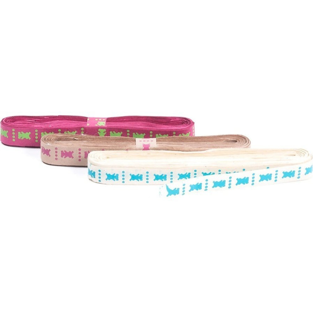 Pack of 3 Paper Ribbons with a Koala Motif in assorted colours