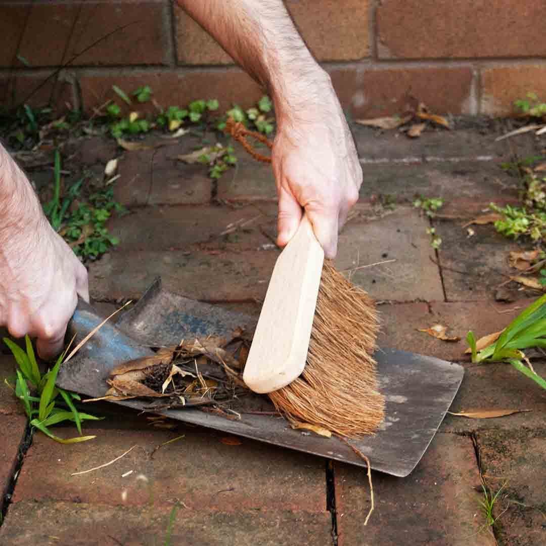 Dust Brush from Eco Max, In Use Outdoors