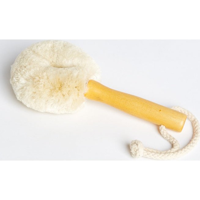 Eco Max Face Brush - Soft Jute Bristle with Wood Handle
