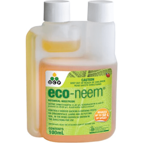 Eco Neem Bottle on White Background