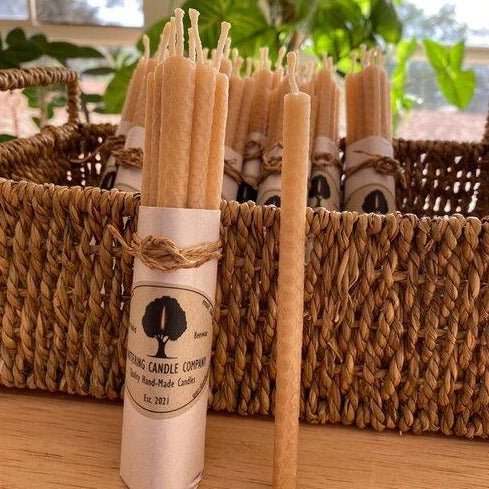 Beeswax Birthday Candles, from the Chittering Candle Company - Urban Revolution