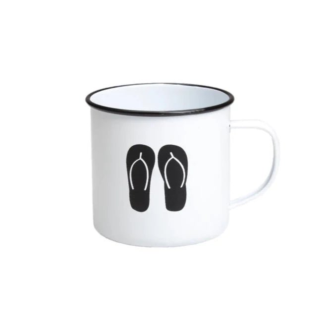The Classic Enamel Mug from RetroKitchen - Thongs