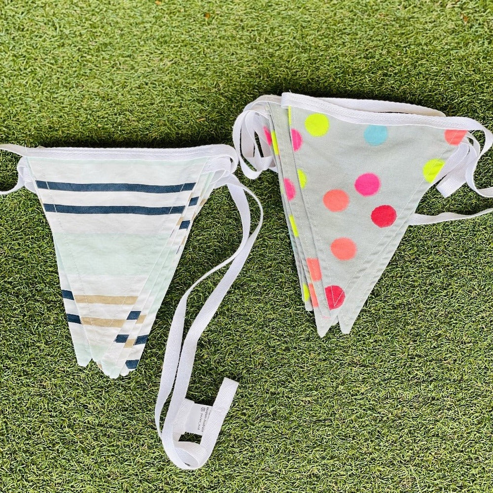 Upcycled Fabric Bunting by PaulaW in Various Designs