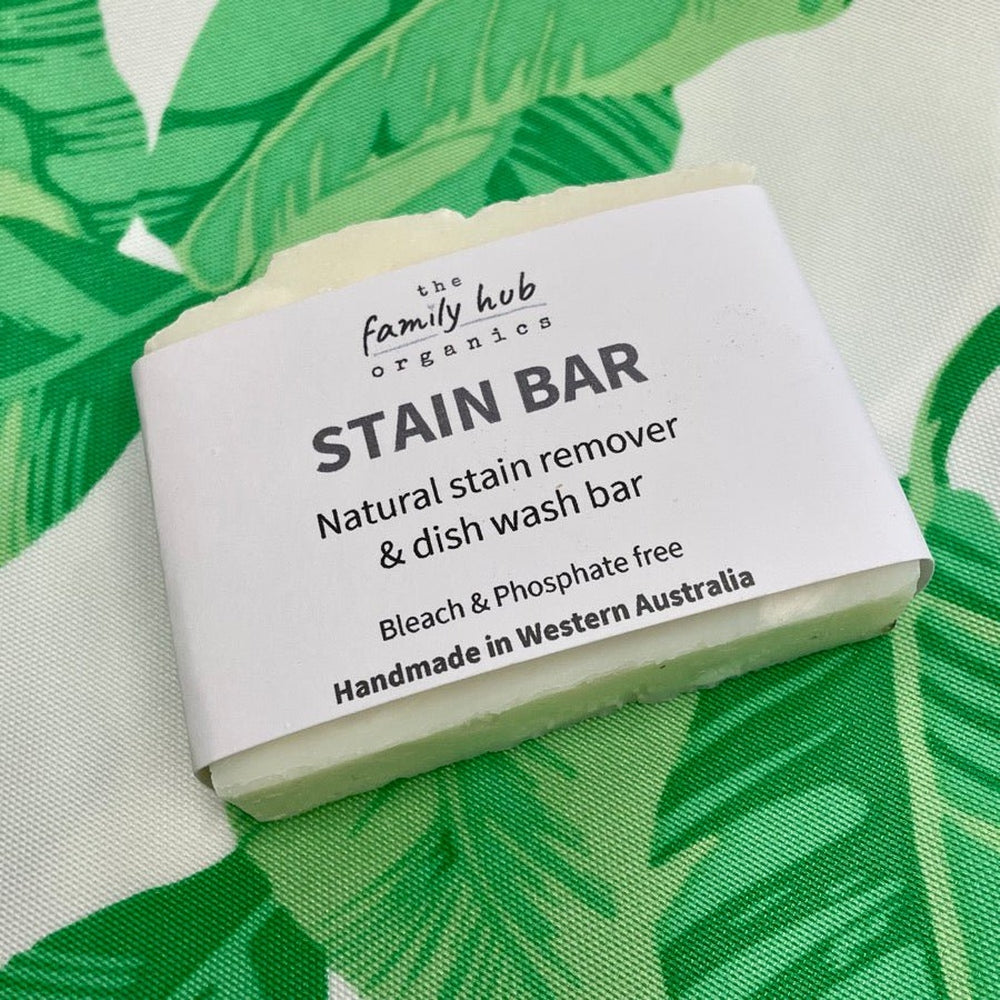 Natural stain remover bar