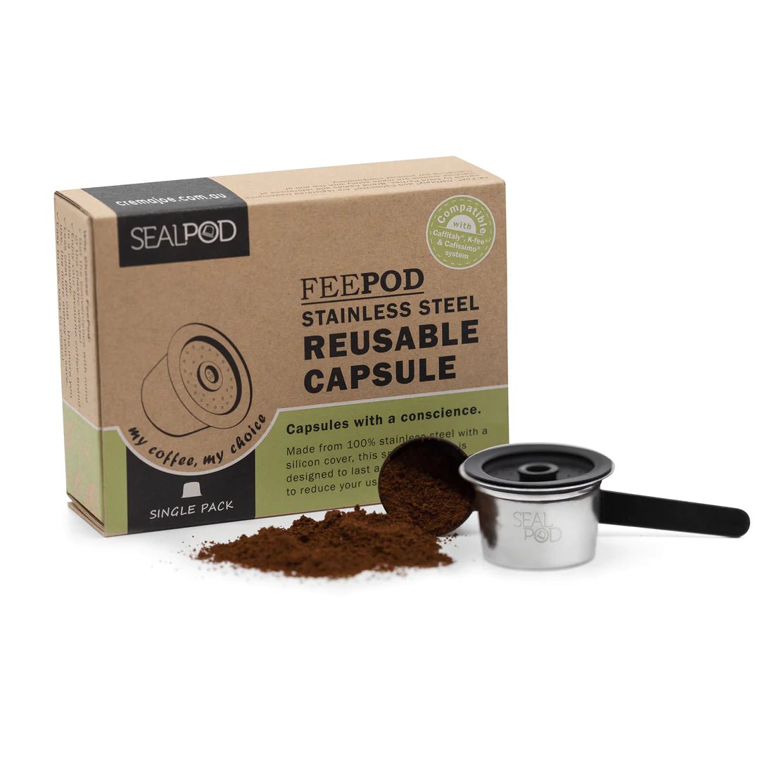 FeePod Starter Pack Reusable Coffee Capsule