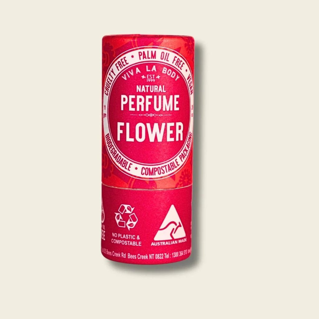 Flower Natural Perfume Stick in Compostable Tube from Viva La Body, Urban Revolution.