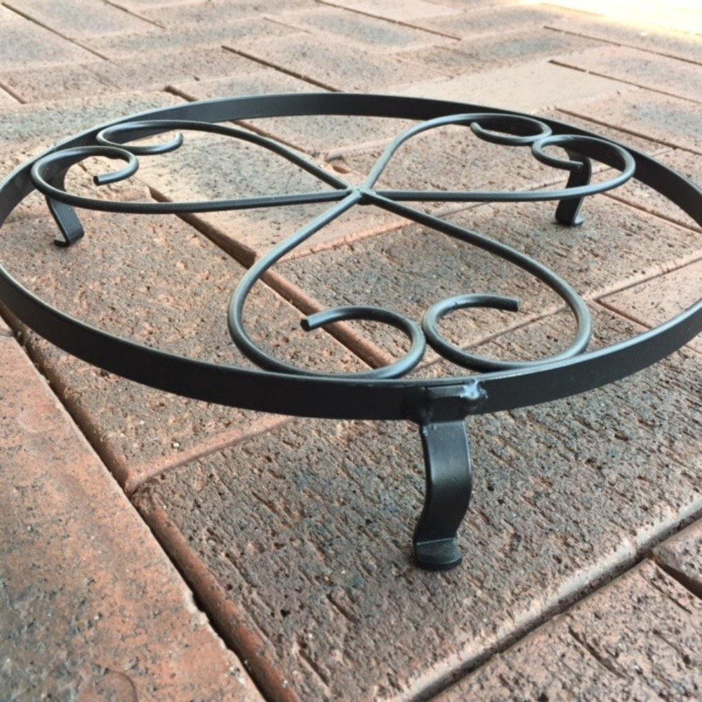 Forged Pot Trivet Black 30cm x 6cm