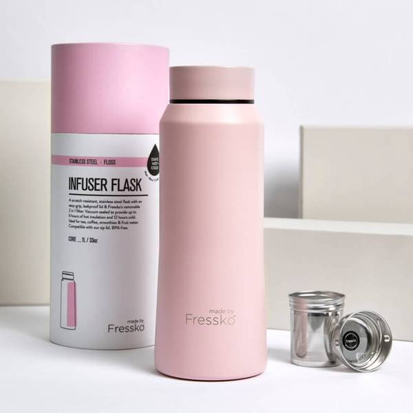 Fressko &quot;Core&quot; 1L Flask with Infuser in Floss, Urban Revolution.