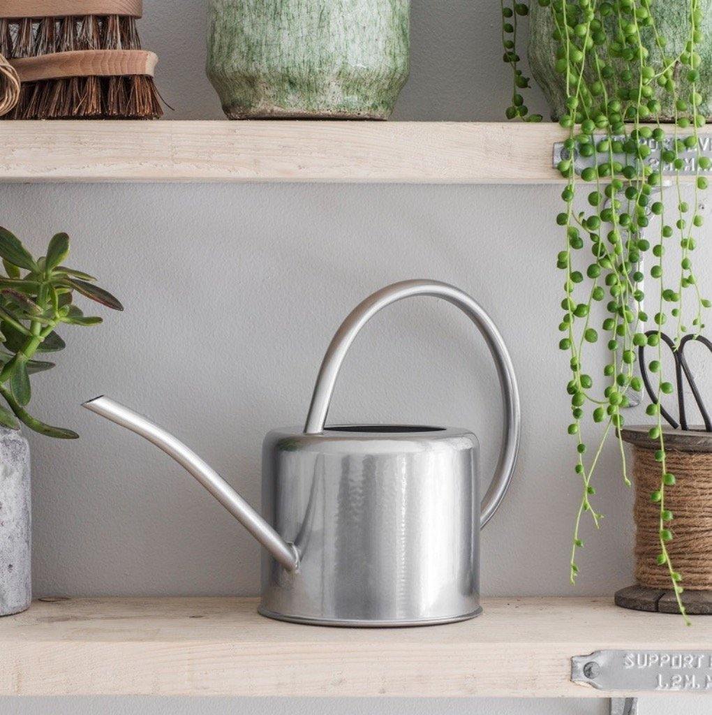 The Indoor Watering Can (1.9 litres) from Garden Trading, with Indoor Plants