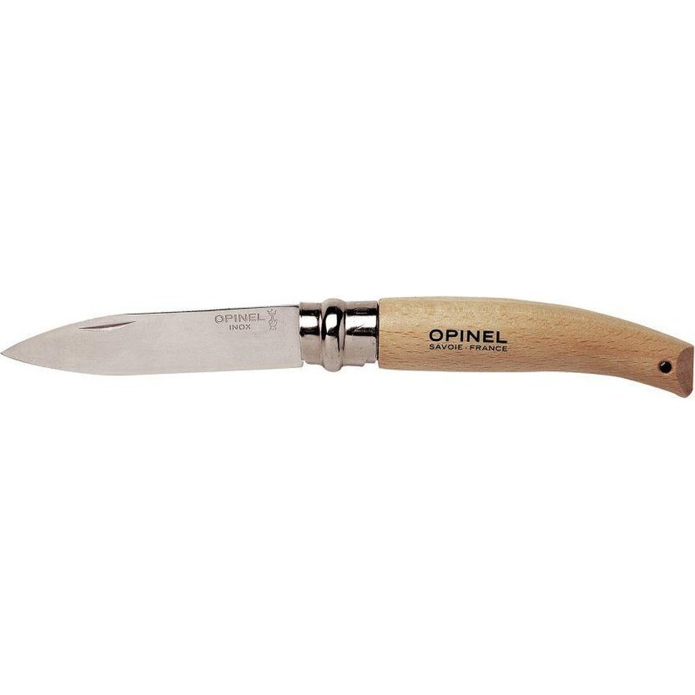 An Opinel No 8 Stainless Steel Folding Garden Knife