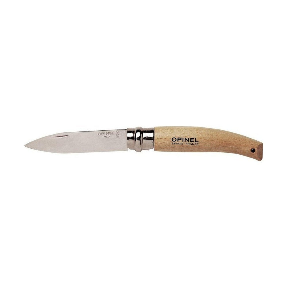 An Opinel No 8 Stainless Steel Folding Garden Knife