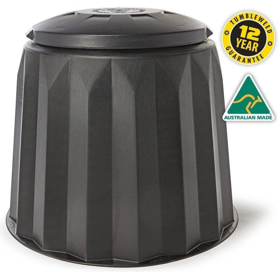 Gedyes 400L Compost Bin - Black (With Lid)