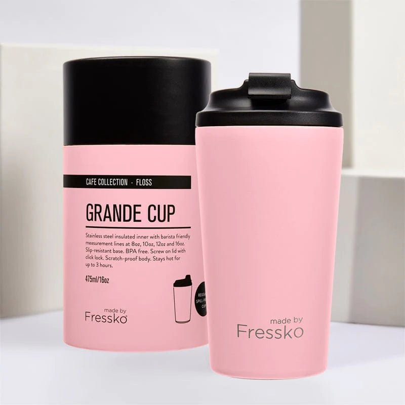 Grande Reusable Coffee Cup in Floss by Fressko, Urban Revolution.