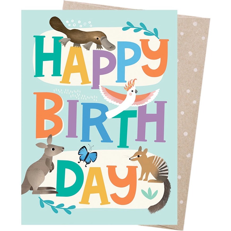 Earth Greetings - Greeting Card - Party Pals