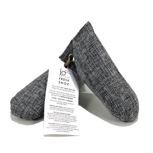 Pair of Charcoal Natural Shoe Absorbers - Grey