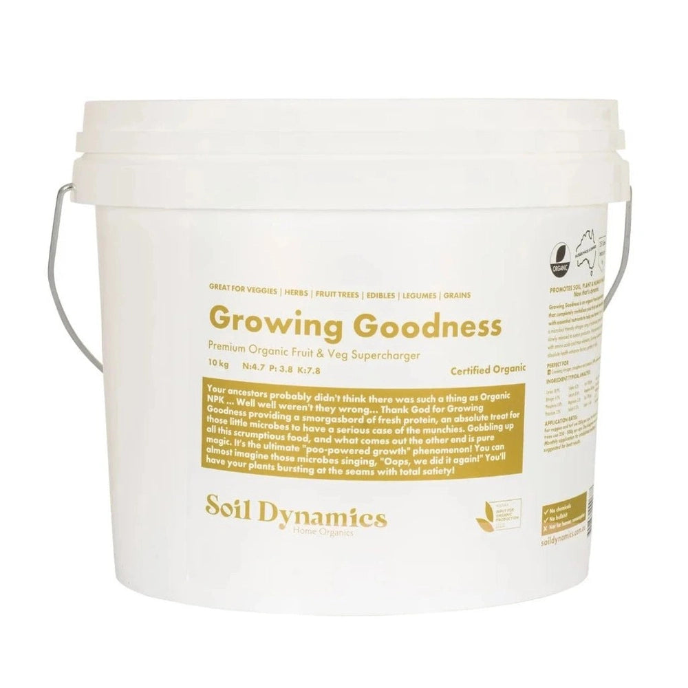 Growing Goodness Organic NPK 5kg from Soil Dynamics, Urban Revolution.