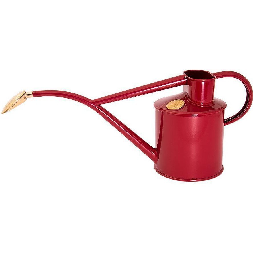 Haws Watering Can The Rowley Ripple 1 Litre In Burgundy Colour
