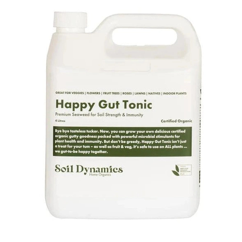 Soil Dynamics &quot;Happy Gut Tonic&quot; Seaweed Fertiliser