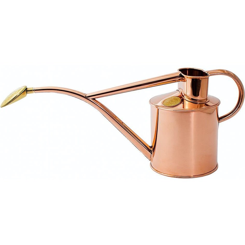 The Rowley Ripple 1 Litre Watering Can from Haws, in Copper
