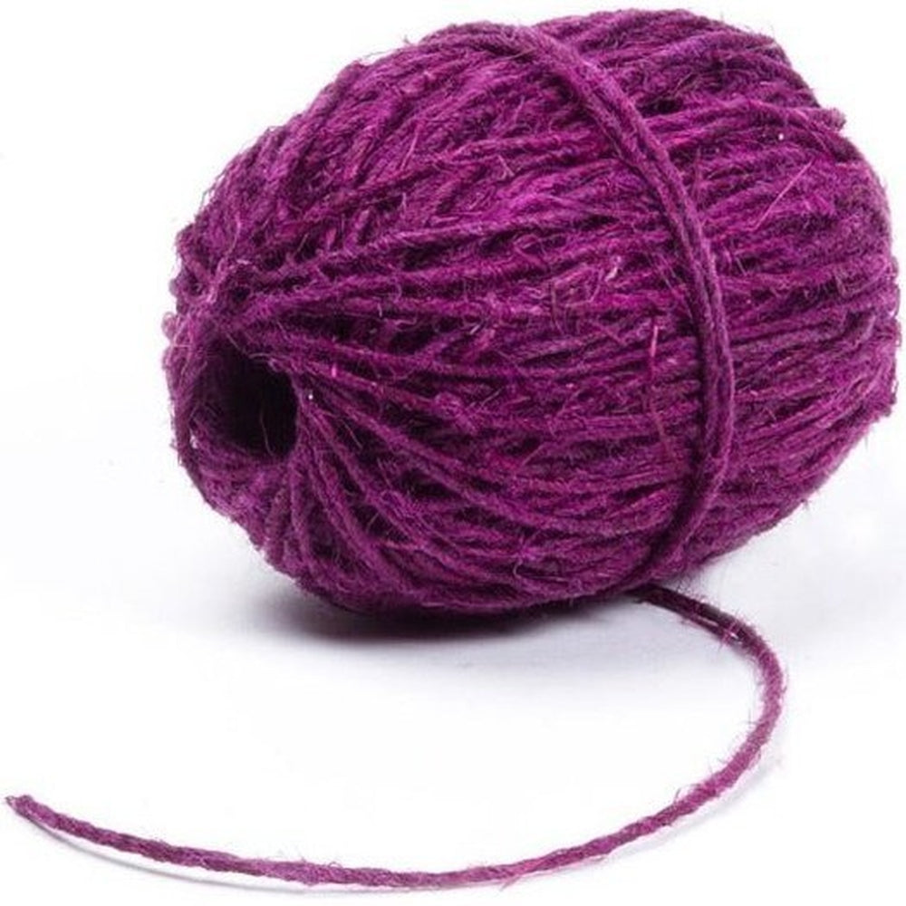 Fair Go Hemp Twine, 50m Purple