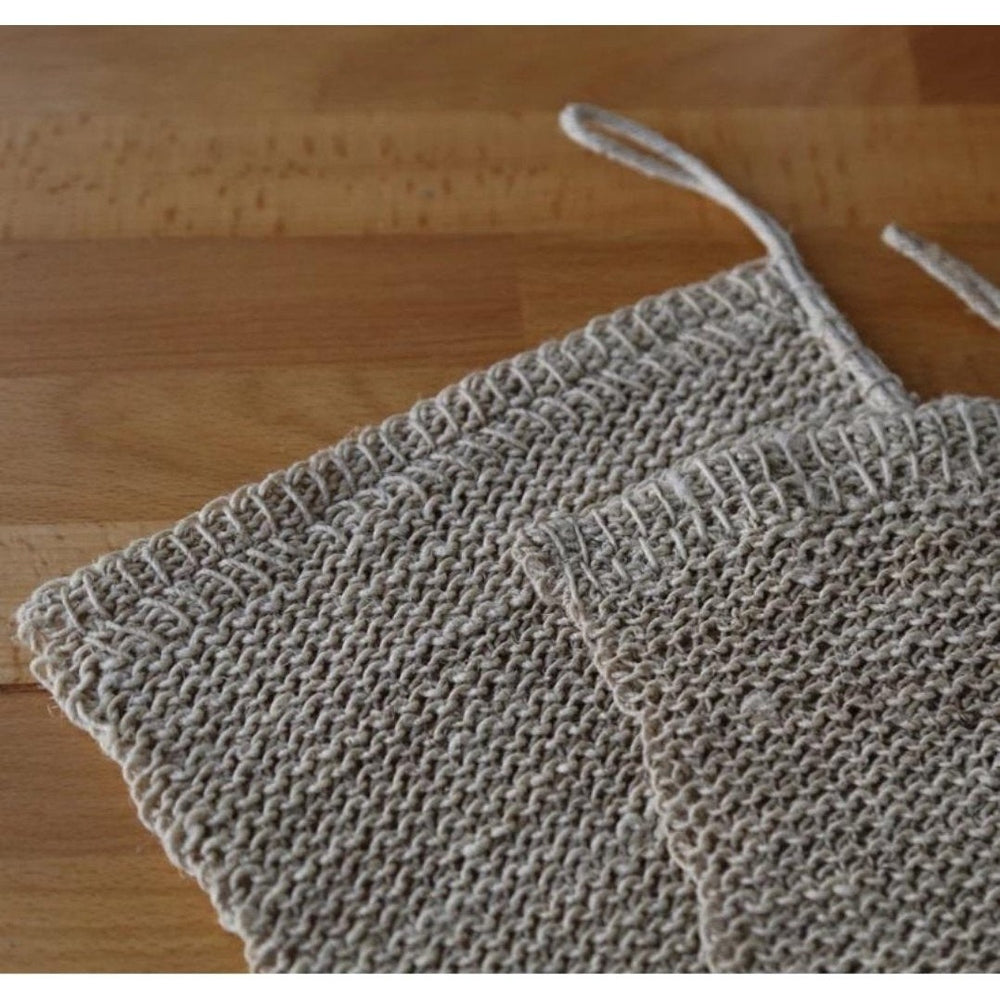 Hemp Knitted Wash Cloths 