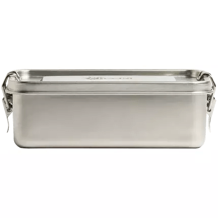 Cheeki Hungry Max 1.2L Stainless Steel Lunch Box - Side View