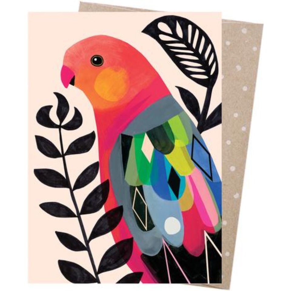 Earth Greetings - Greeting Card - King Parrot
