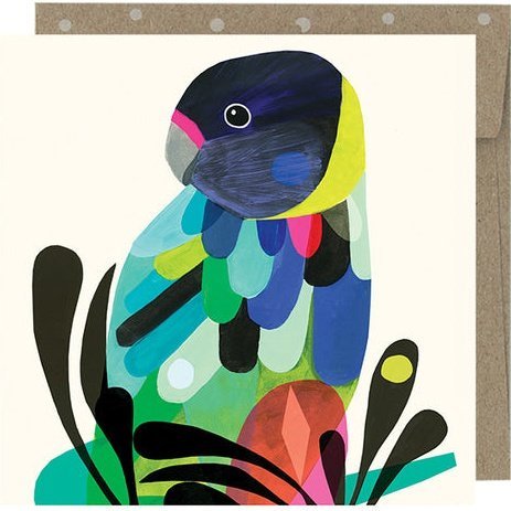 Earth Greetings Mini Card - Twenty Eight Parrot