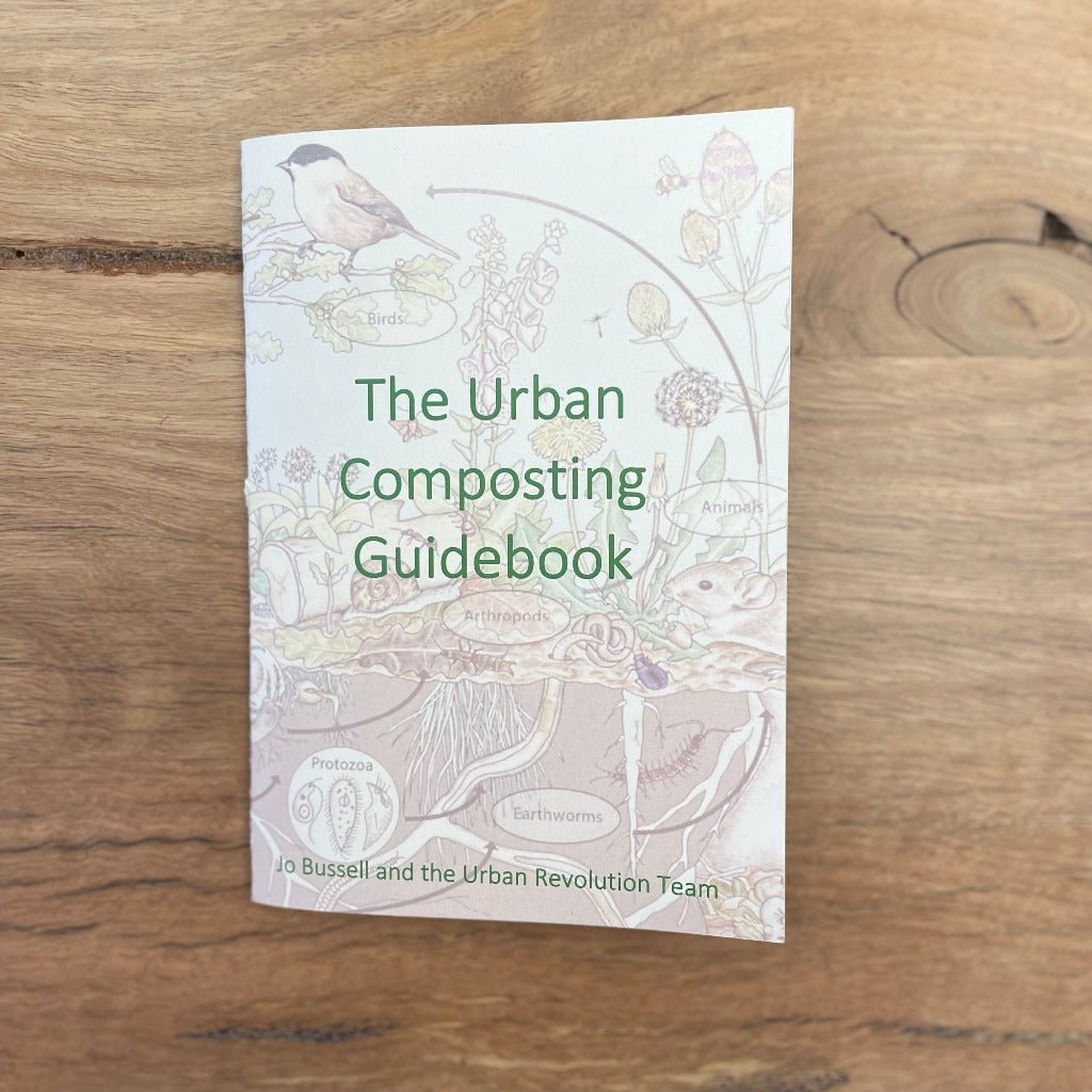 Front Cover of the Urban Composting Guidebook by Urban Revolution