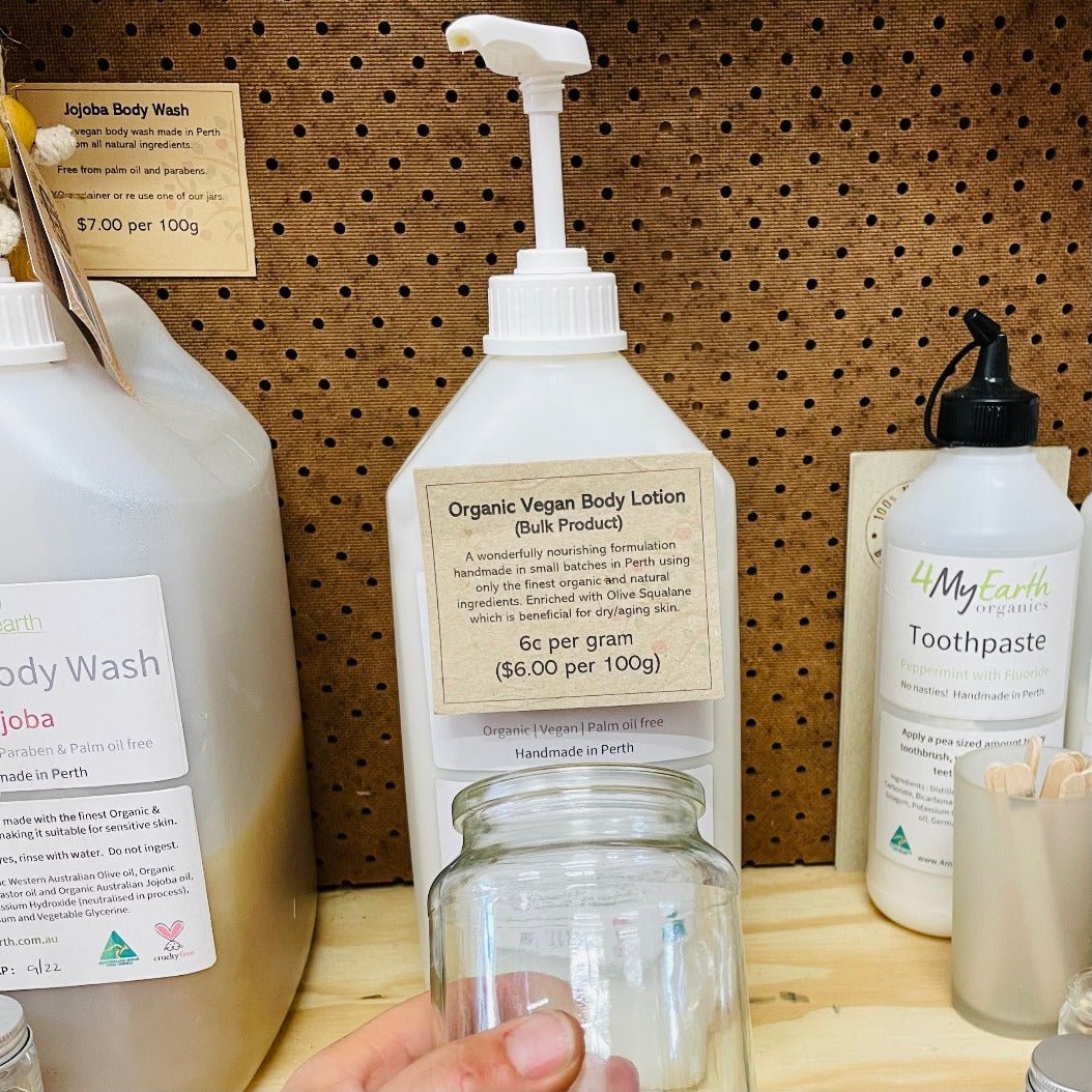 Fill Your Own Organic Vegan Body Lotion by The Family Hub