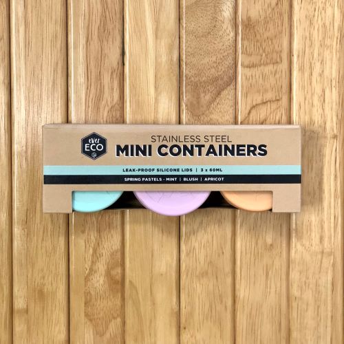 Stainless Steel Mini Containers Spring Pastels 3 pk - Urban Revolution