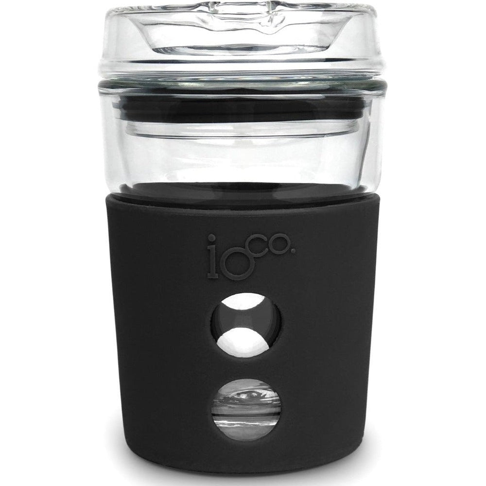 IOco 8oz Glass Coffee Traveller - Black Night