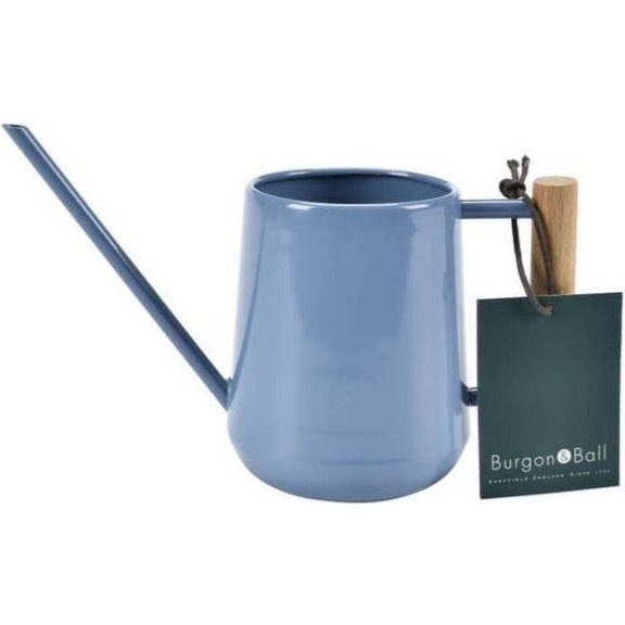 0.7L Indoor Watering Can from Burgon &amp; Ball in Heritage Blue