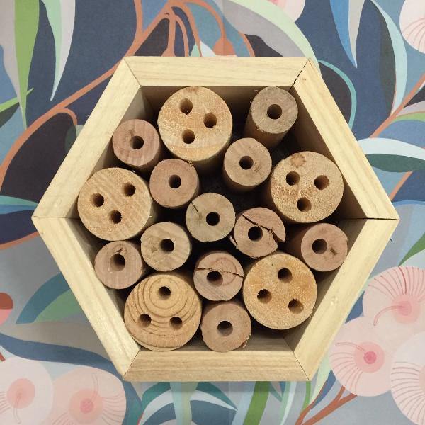 Hexagon Insect Hotel - Wood