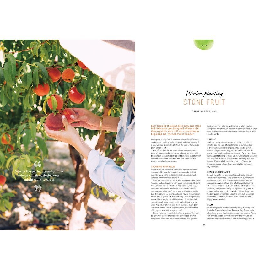 Pip Magazine Issue 28 Feature Article - Winter Planting Stonefruit.