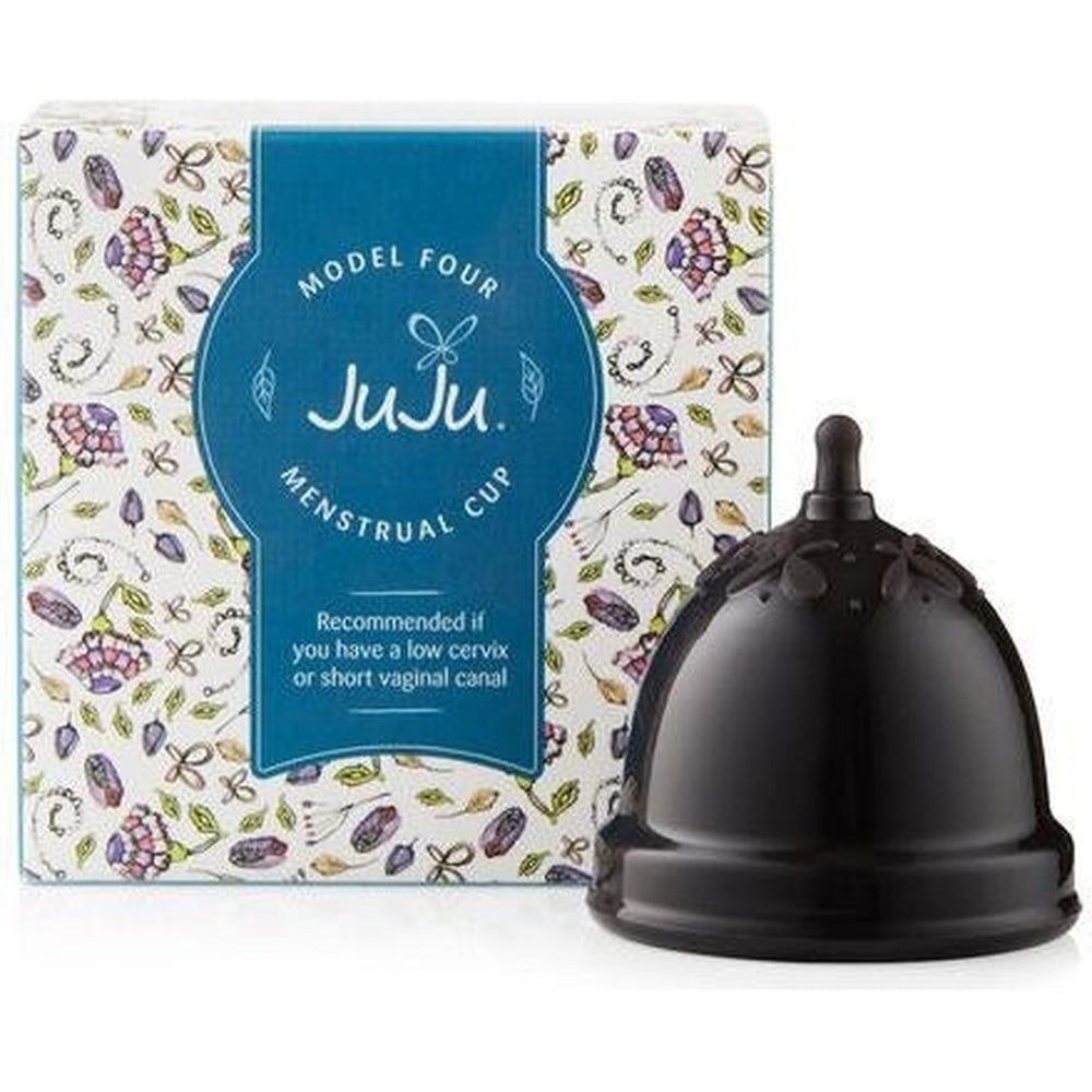 Black Model Four JuJu Menstrual Cup 